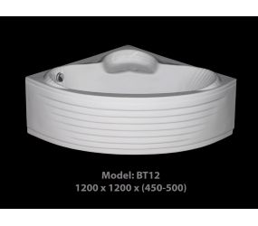Bồn tắm nằm góc tròn Model: AD5 - 1200